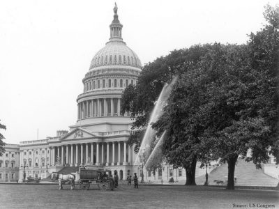 US Capitol Grounds spraying 1914